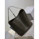 Repliche Borsa hobo YSL Saint Laurent Bold pelle liscia verde scuro Imitazioni Outlet Italia
