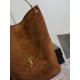 Repliche Borsa a secchiello morbida Niki YSL Saint Laurent pelle scamosciata caramello Imitazioni Outlet Italia