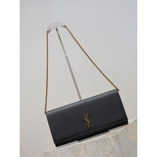 Repliche Pochette Kate YSL Saint Laurent pelle martellata nero Imitazioni Outlet Italia