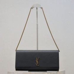 Repliche Pochette Kate YSL Saint Laurent pelle martellata nero Imitazioni Outlet Italia