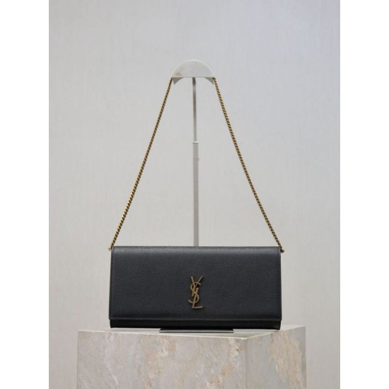 Repliche Pochette Kate YSL Saint Laurent pelle martellata nero Imitazioni Outlet Italia