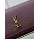 Repliche Pochette Kate YSL Saint Laurent pelle martellata Marrone Imitazioni Outlet Italia