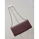 Repliche Pochette Kate YSL Saint Laurent pelle martellata Marrone Imitazioni Outlet Italia