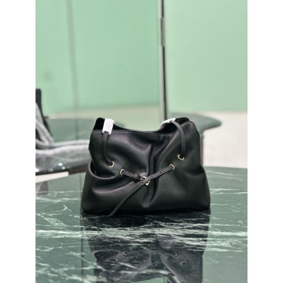 Replica Borsa a spalla Prada Dada piccola in nappa nera False Online Repliche Borsa a spalla Prada Dada piccola in nappa nera Imitazioni Outlet Italia