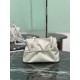 Repliche Borsa a spalla Prada Dada piccola in nappa beige Imitazioni Outlet Italia