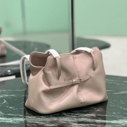 Repliche Borsa a spalla Prada Dada piccola in nappa rosa Imitazioni Outlet Italia