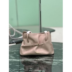 Repliche Borsa a spalla Prada Dada piccola in nappa rosa Imitazioni Outlet Italia