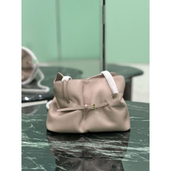 Repliche Borsa a spalla Prada Dada piccola in nappa rosa Imitazioni Outlet Italia