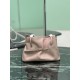Repliche Borsa a spalla Prada Dada piccola in nappa rosa Imitazioni Outlet Italia