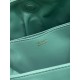 Repliche Borsa a spalla Prada Dada piccola in nappa verde Imitazioni Outlet Italia