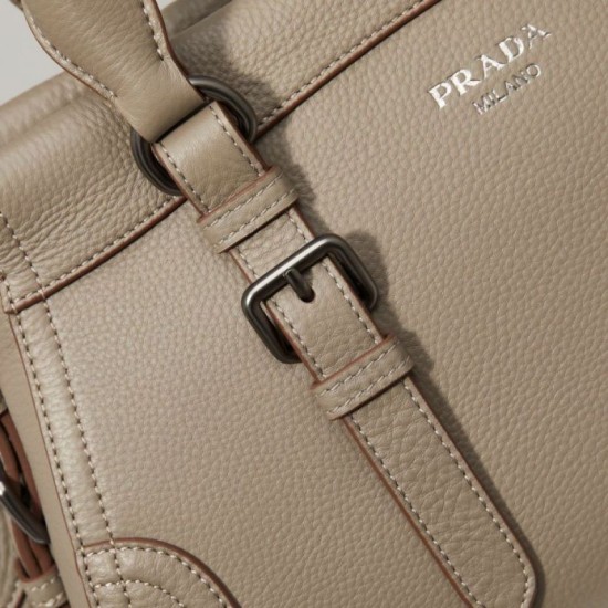 Repliche Borsa a mano grande Prada 1BG604 beige Imitazioni Outlet Italia