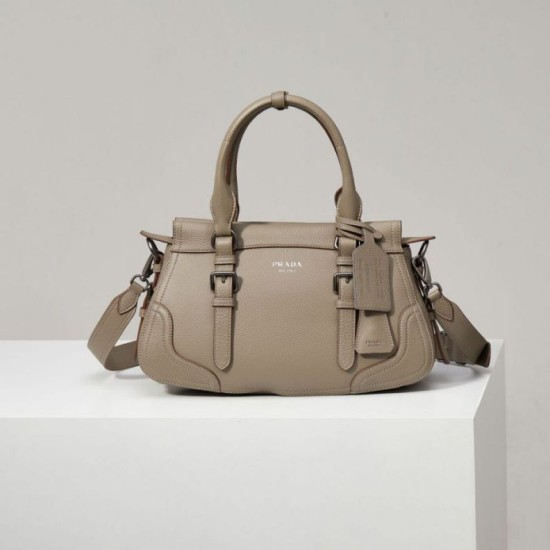 Repliche Borsa a mano grande Prada 1BG604 beige Imitazioni Outlet Italia