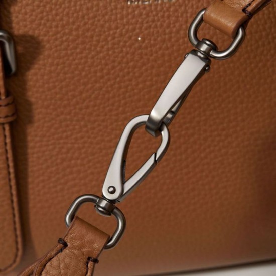 Repliche Borsa a mano grande Prada 1BG604 Marrone Imitazioni Outlet Italia