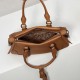 Repliche Borsa a mano grande Prada 1BG604 Marrone Imitazioni Outlet Italia
