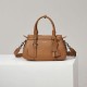 Repliche Borsa a mano grande Prada 1BG604 Marrone Imitazioni Outlet Italia