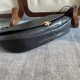 Repliche Borse Celine Halfmoon Soft Triomphe morbida pelle di agnello lucida Nera Imitazioni Outlet Italia