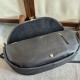 Repliche Borse Celine Halfmoon Soft Triomphe morbida pelle di agnello lucida Nera Imitazioni Outlet Italia