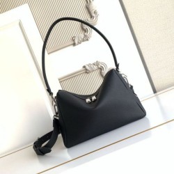 Repliche Borsa a spalla Fendi Lui media/grande 7VA667 Nero Imitazioni Outlet Italia