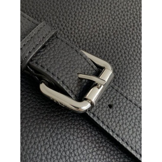 Repliche Borsa a spalla Fendi Lui media/grande 7VA667 Nero Imitazioni Outlet Italia