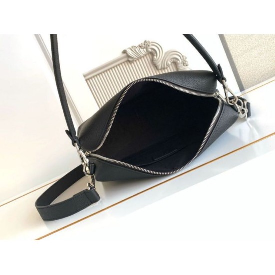 Repliche Borsa a spalla Fendi Lui media/grande 7VA667 Nero Imitazioni Outlet Italia