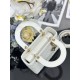 Repliche Borsa Dior Cannage Lucky Star Studded Mini Lady Dior con ciondoli D.I.O.R. Bianca Imitazioni Outlet Italia