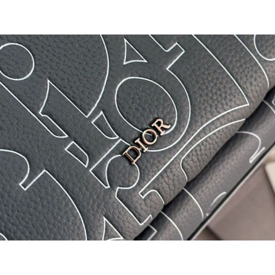 Repliche Zaino con cerniera Dior Rider 2.0 Dior Gravity blu navy uomo Imitazioni Outlet Italia