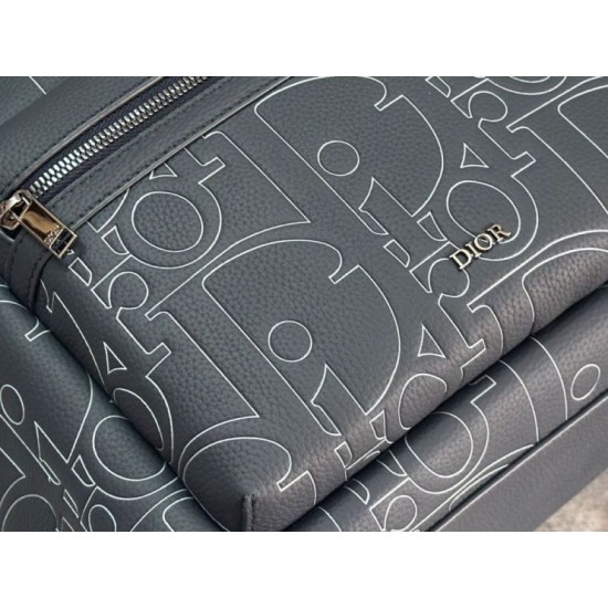 Repliche Zaino con cerniera Dior Rider 2.0 Dior Gravity blu navy uomo Imitazioni Outlet Italia