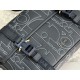 Repliche Borsa a tracolla Dior Hit The Road Dior Gravity Blu Navy Imitazioni Outlet Italia