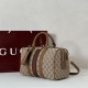 Repliche Borsa boston media Gucci Ophidia 857595 Marrone Imitazioni Outlet Italia