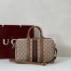 Repliche Borsa boston media Gucci Ophidia 857595 Marrone Imitazioni Outlet Italia
