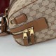 Repliche Borsa boston media Gucci Ophidia 857595 Marrone Imitazioni Outlet Italia