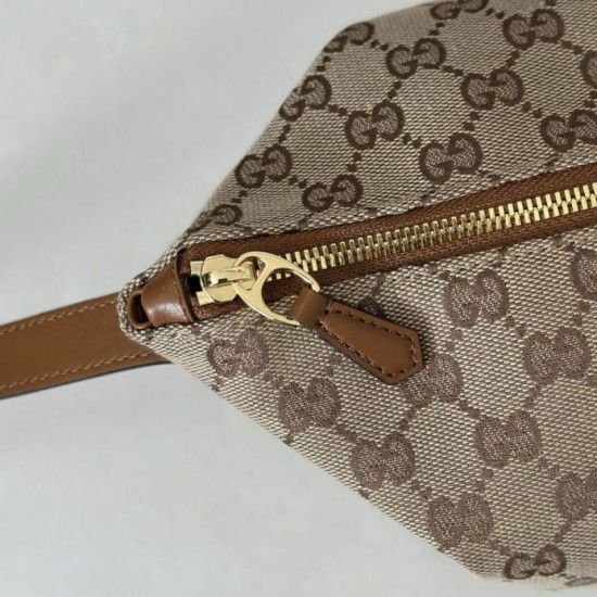 Repliche Borsa media Gucci Vanity con manico superiore 857799 Marrone Imitazioni Outlet Italia