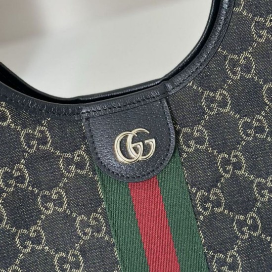 Replica Borsa tote piccola Gucci Giglio 860845 nera/bianca False Online Repliche Borsa tote piccola Gucci Giglio 860845 nera/bianca Imitazioni Outlet Italia
