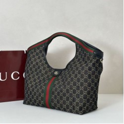 Replica Borsa tote grande Gucci Giglio 853971 bianco/nero False Online Repliche Borsa tote grande Gucci Giglio 853971 bianco/nero Imitazioni Outlet Italia