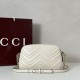 Repliche Gucci 855273 GG Marmont borsa piccola per fotocamera bianco Imitazioni Outlet Italia