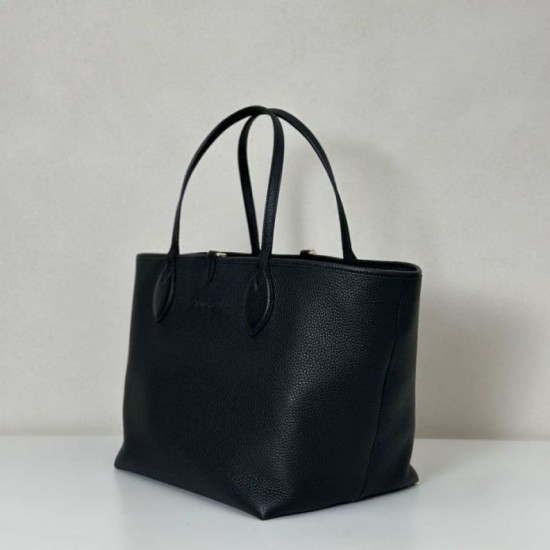 Repliche Gucci 839112 Totissima borsa grande tote reversibile nero/marrone Imitazioni Outlet Italia