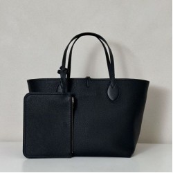 Repliche Gucci 839112 Totissima borsa grande tote reversibile nero/marrone Imitazioni Outlet Italia