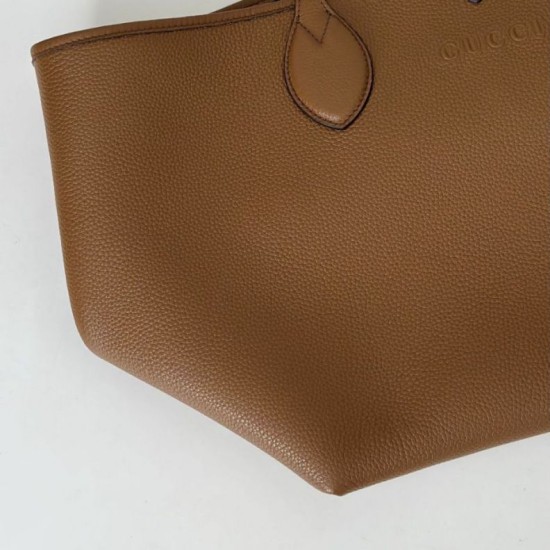 Repliche Gucci 839112 Totissima borsa grande tote reversibile marrone Imitazioni Outlet Italia