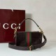 Repliche Gucci 846869 Mini borsa Ophidia scamosciato marron Imitazioni Outlet Italia