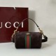 Repliche Gucci 846869 Mini borsa Ophidia scamosciato marron Imitazioni Outlet Italia