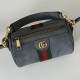 Repliche Gucci 846869 Mini borsa Ophidia scamosciato verde Imitazioni Outlet Italia