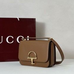 Repliche Borsa a tracolla piccola Siena Gucci 846705 marrone Imitazioni Outlet Italia
