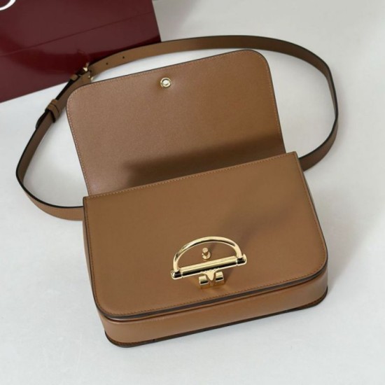 Repliche Borsa a tracolla piccola Siena Gucci 846705 marrone Imitazioni Outlet Italia
