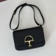 Repliche Borsa a tracolla piccola Siena Gucci 846705 Nero Imitazioni Outlet Italia