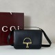Repliche Borsa a tracolla piccola Siena Gucci 846705 Nero Imitazioni Outlet Italia