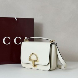 Repliche Borsa a tracolla piccola Siena Gucci 846705 bianco Imitazioni Outlet Italia
