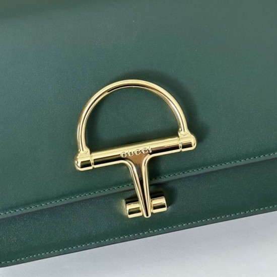 Repliche Borsa a tracolla piccola Siena Gucci 846705 verde Imitazioni Outlet Italia