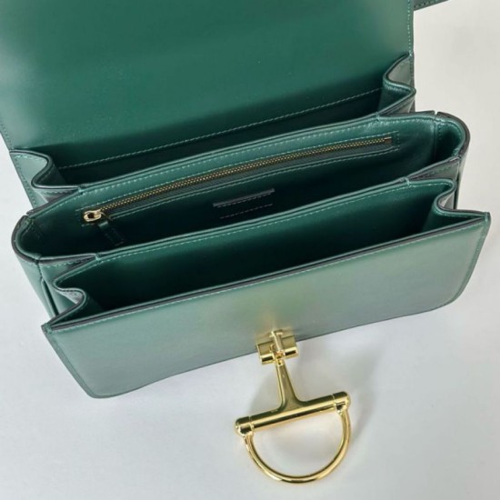Repliche Borsa a tracolla piccola Siena Gucci 846705 verde Imitazioni Outlet Italia