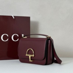 Repliche Borsa a tracolla piccola Siena Gucci 846705 Marrone Imitazioni Outlet Italia