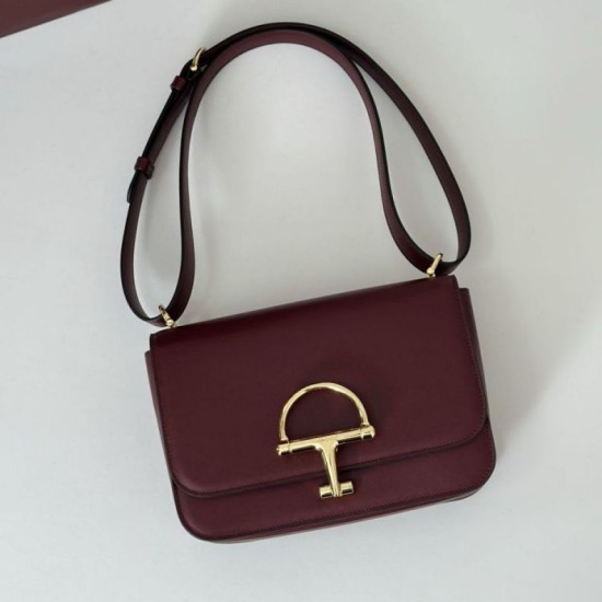 Repliche Borsa a tracolla piccola Siena Gucci 846705 Marrone Imitazioni Outlet Italia